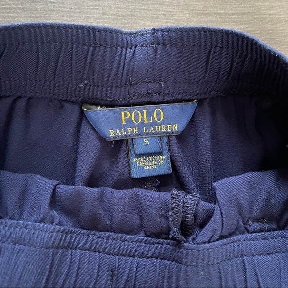 Polo Ralph Lauren girls navy blue cargo pants size 5 - Picture 5 of 9